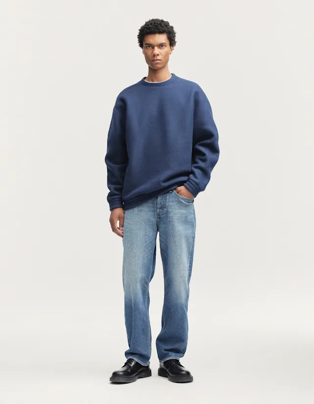 Denham YONA CREW SWEATER Super Soft Fleece - Classic Fit
