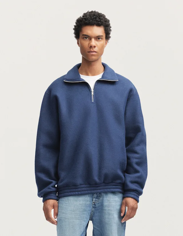 denham YONA HALF-ZIP SWEATER Super Soft Fleece - Classic Fit