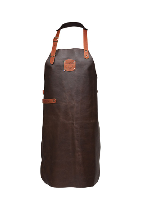 diamant sabatier Bon Cuir schort - leer - chocolat