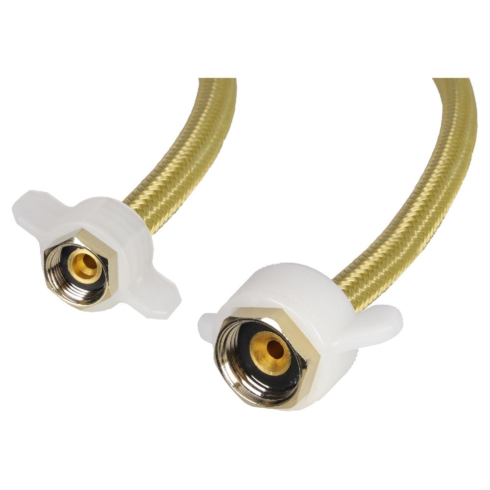 Differnz Differnz Aansluitslang – Flexibel G3/8-G1/2 – 30 Cm – Goud