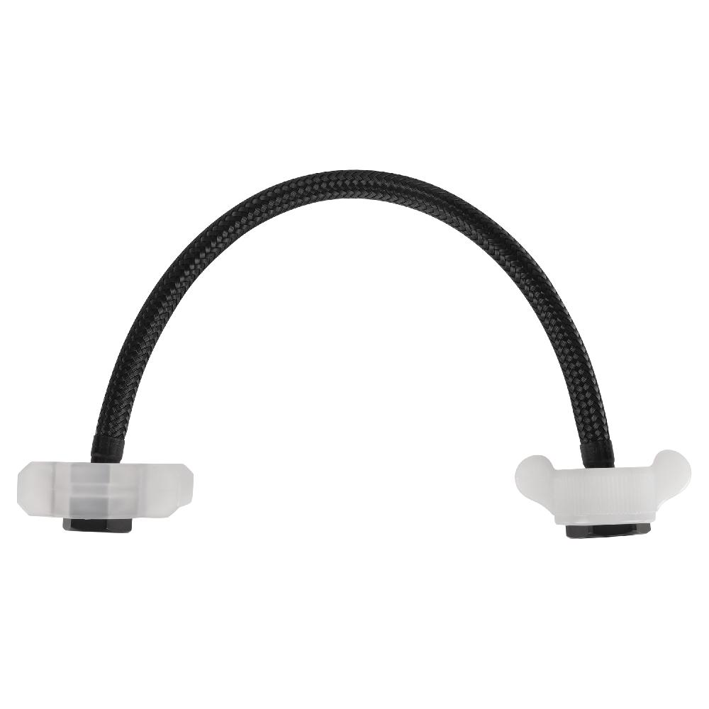 differnz Differnz aansluitslang – flexibel G3/8-G1/2 – 30 cm – zwart