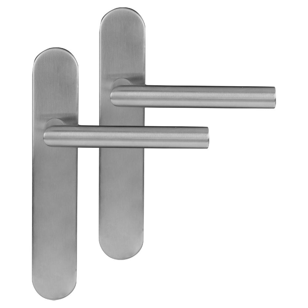 differnz Differnz Amsterdam deurkruk – ovaal schild – blind – mat chroom