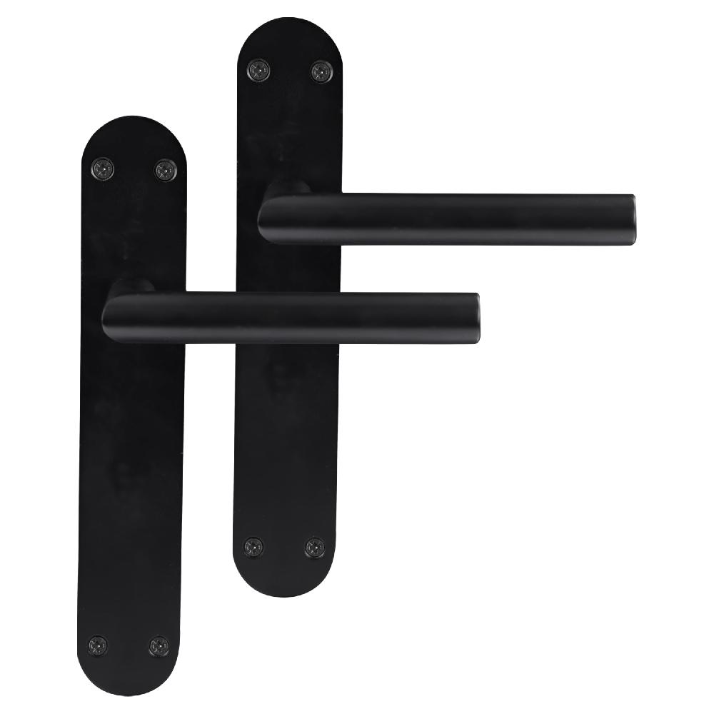 differnz Differnz Amsterdam deurkruk – ovaal schild – blind – slim – zwart