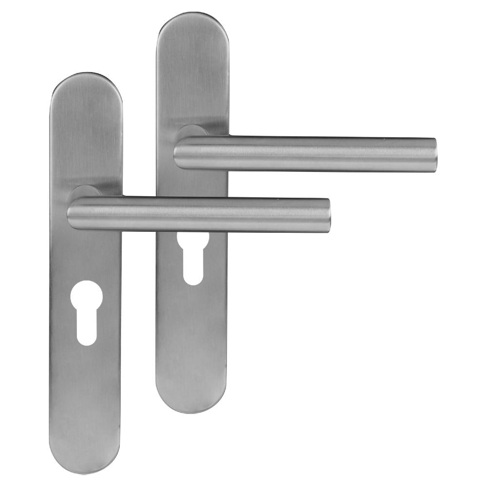 differnz Differnz Amsterdam deurkruk – ovaal schild – cilinder 55 mm – mat chroom