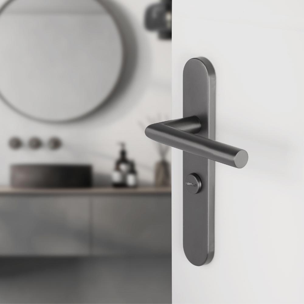 Differnz Differnz Amsterdam Deurkruk – Ovaal Schild – WC 63 Mm – Gun Metal