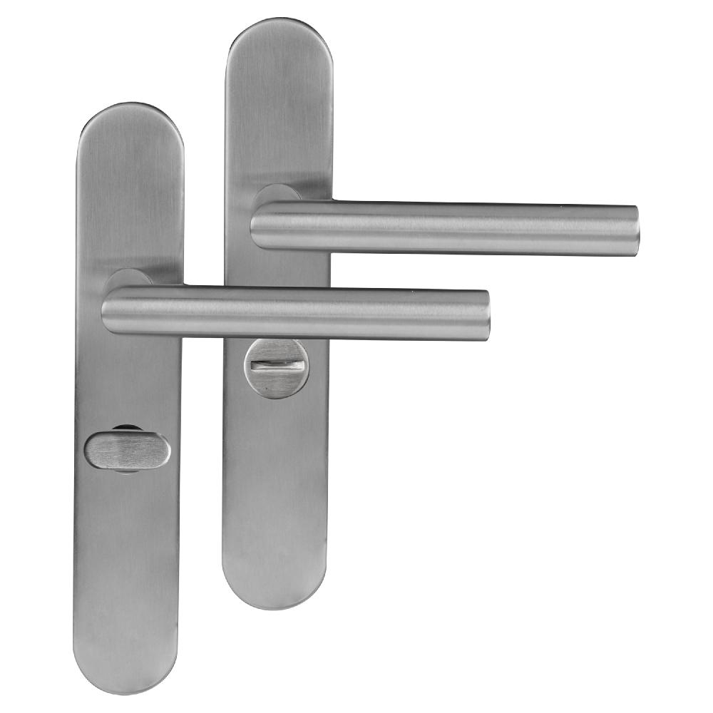 differnz Differnz Amsterdam deurkruk – ovaal schild – WC 63 mm – mat chroom