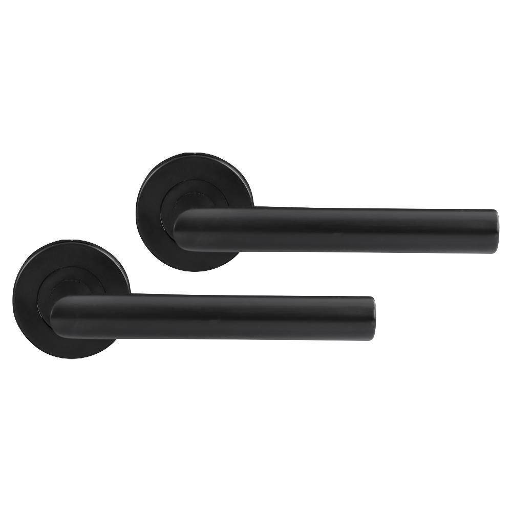 differnz Differnz Amsterdam deurkruk – rond rozet – blind – zwart differnz Differnz Amsterdam deurkruk – rond rozet – blind – zwart