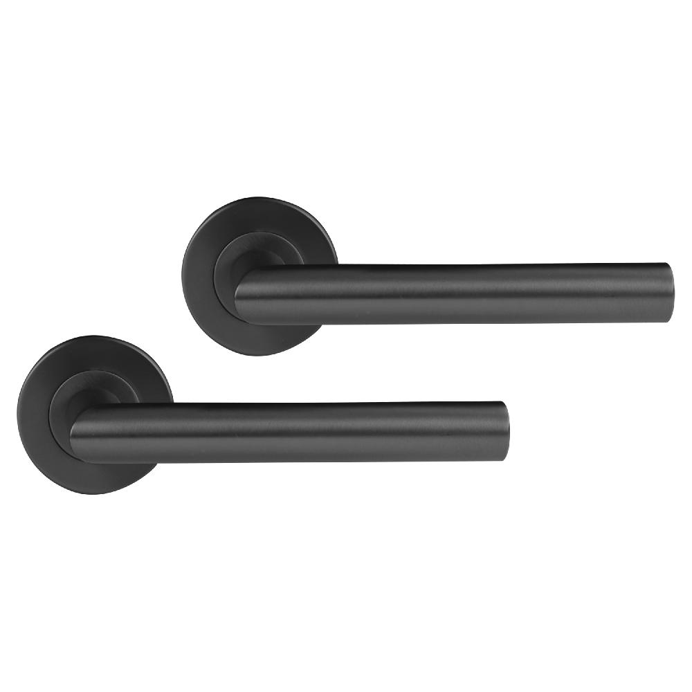 differnz Differnz Amsterdam deurkruk – rozet – rond – blind – gun metal