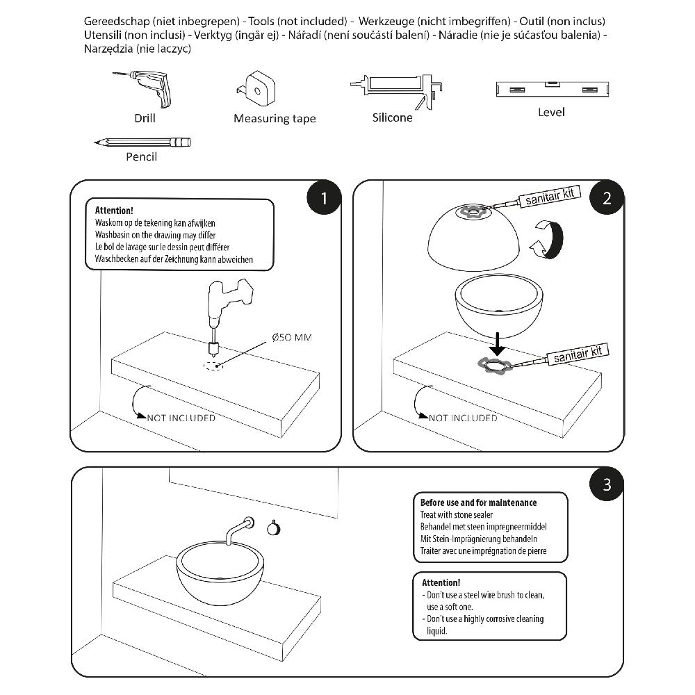 Differnz Differnz Boomer Waskom – Ø 20 Cm – Keramiek – Wit