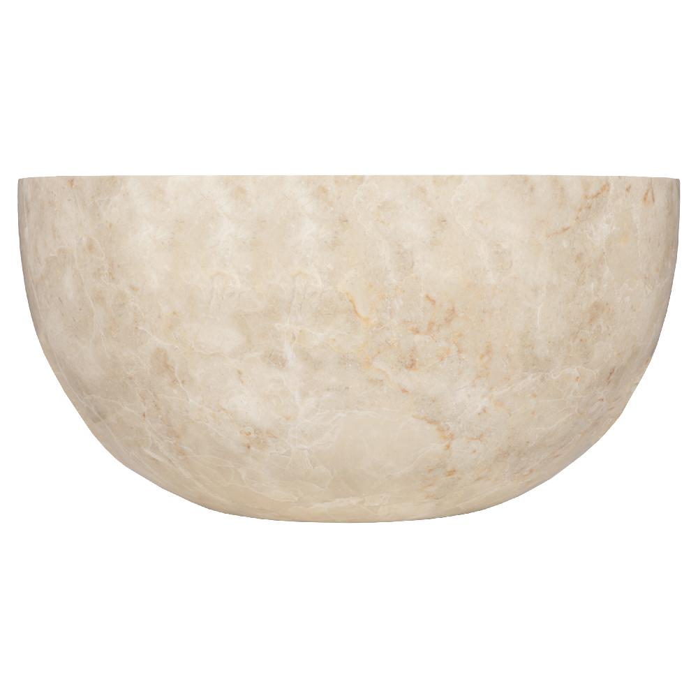 Differnz Differnz Boomer Waskom – Ø 21 X 12 Cm – Marmer – Beige