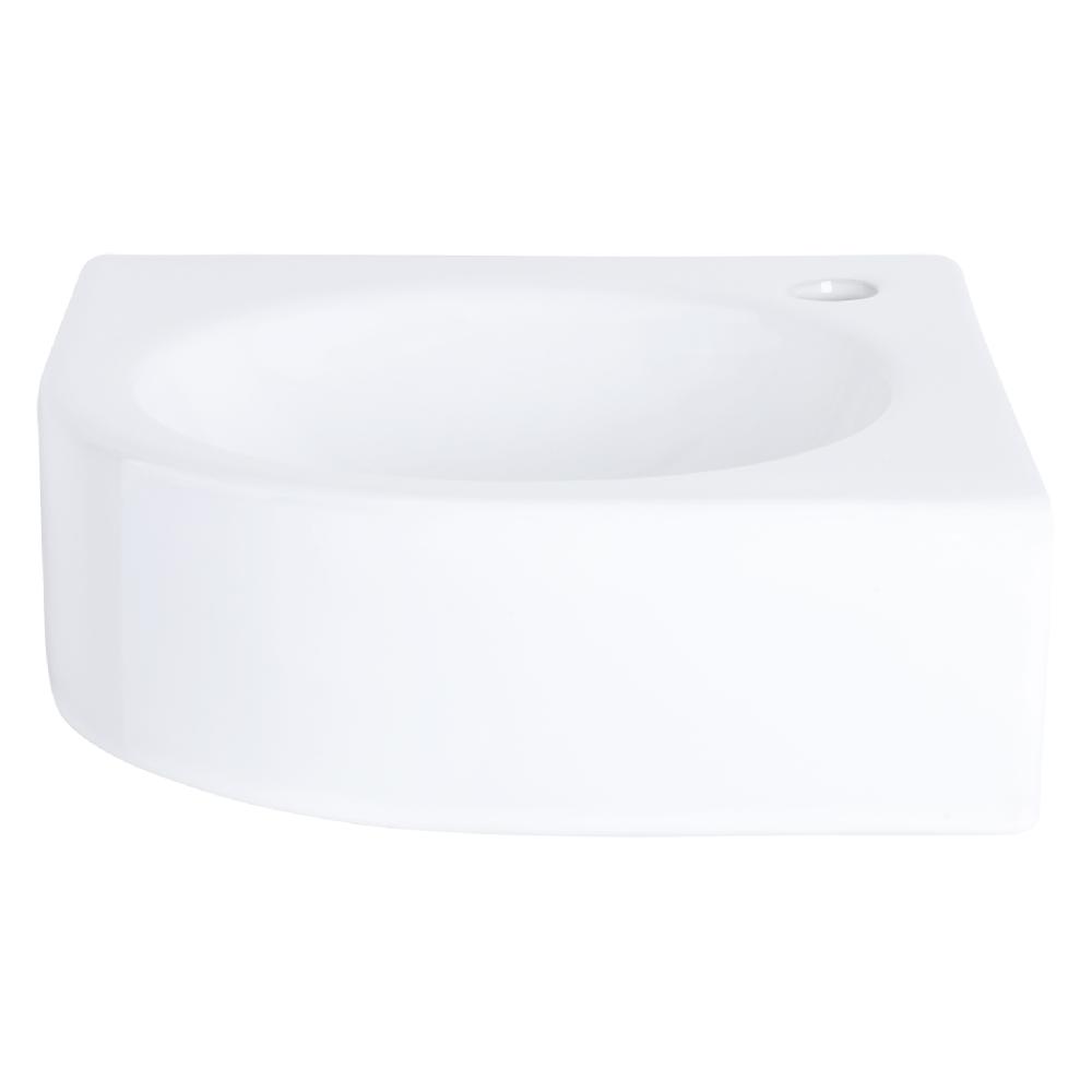 Differnz Differnz Cleo Hoekfontein – Keramiek Wit – 30 X 30 X 10 Cm