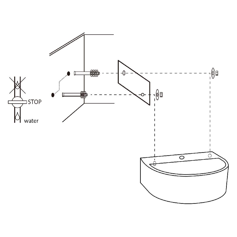 Differnz Differnz Demi Fontein – Beton Donkergrijs – 30 X 25 X 11 Cm
