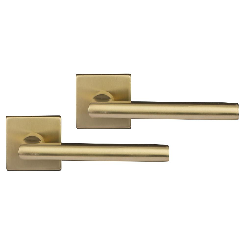 differnz Differnz Den Haag deurkruk – vierkant rozet – blind – goud