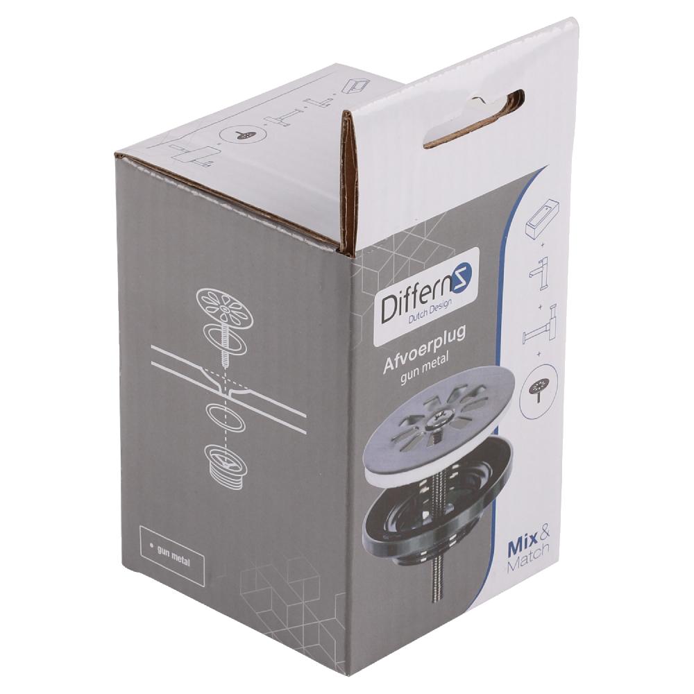 Differnz Differnz Afvoerplug – Gun Metal