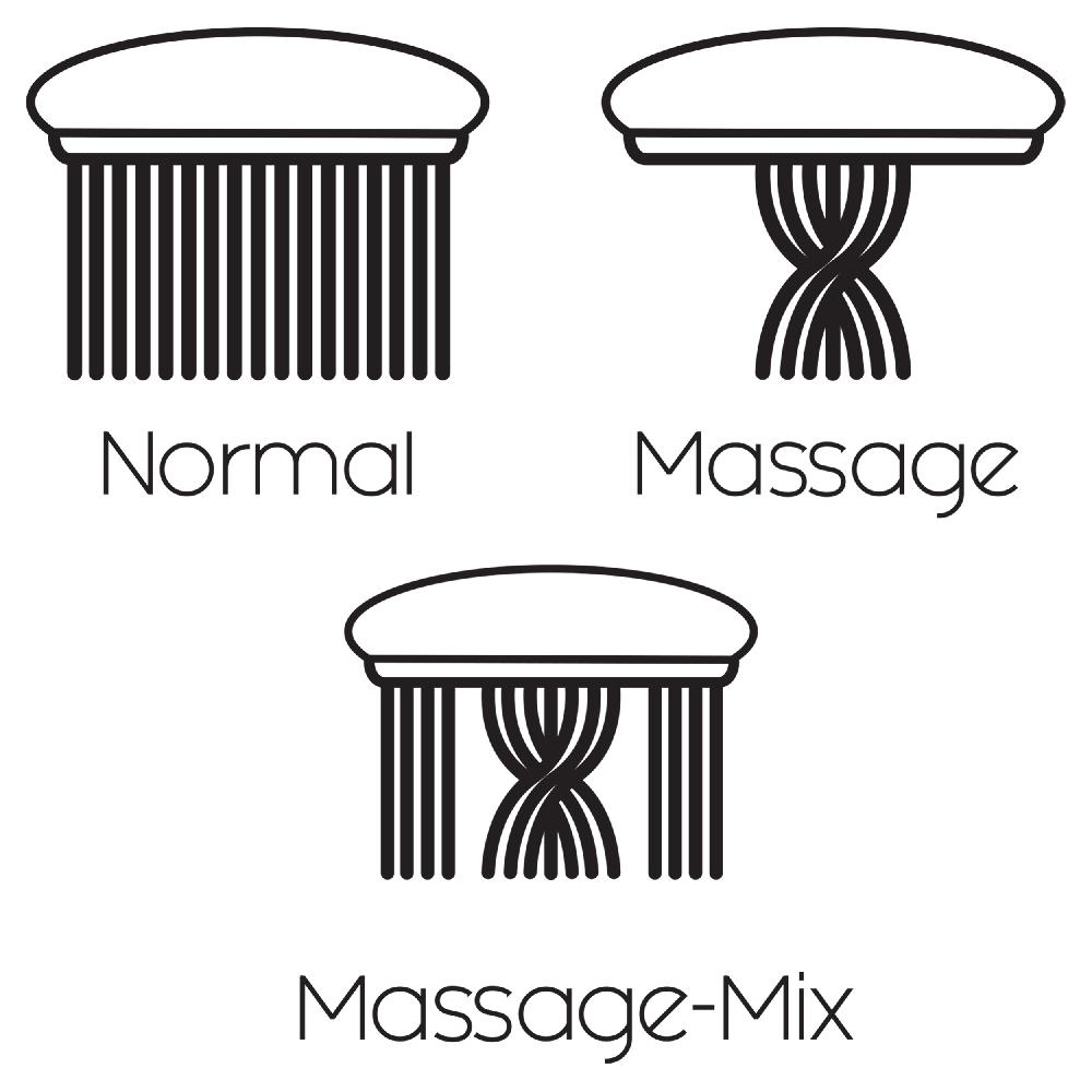 Differnz Differnz Handdouche – 3 Standen – Zwart