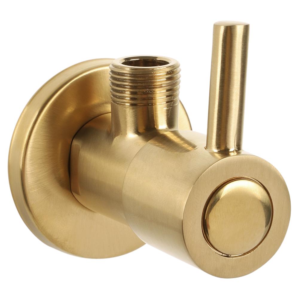 differnz Differnz hoekstopkraan – 1/2 x 3/8 – mat goud