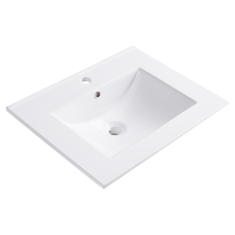 differnz Differnz Legs wastafel – 60 cm – keramiek – wit