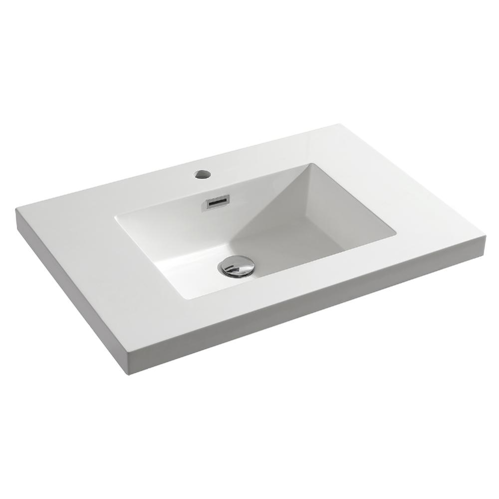 differnz Differnz Reno wastafel – 75 x 50 x 5 cm – wit differnz Differnz Reno wastafel – 75 x 50 x 5 cm – wit