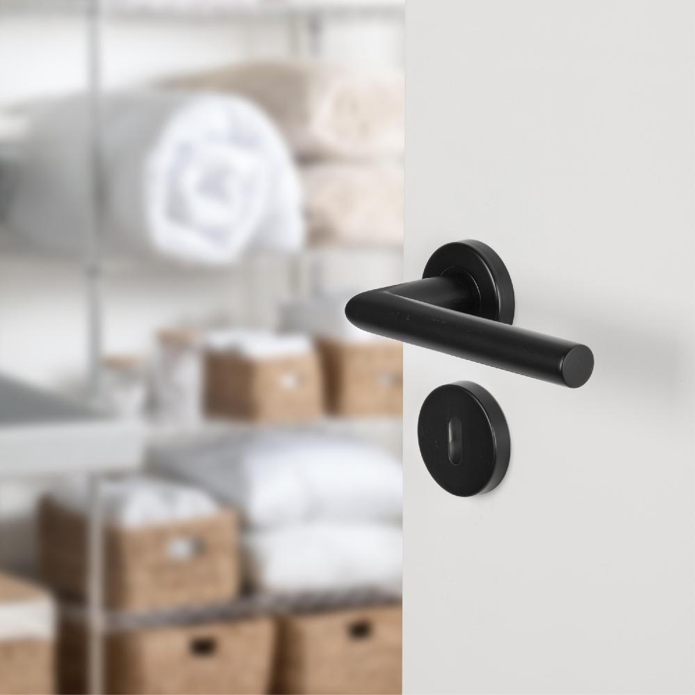 Differnz Differnz Rozet – Rond – Sleutel – Zwart