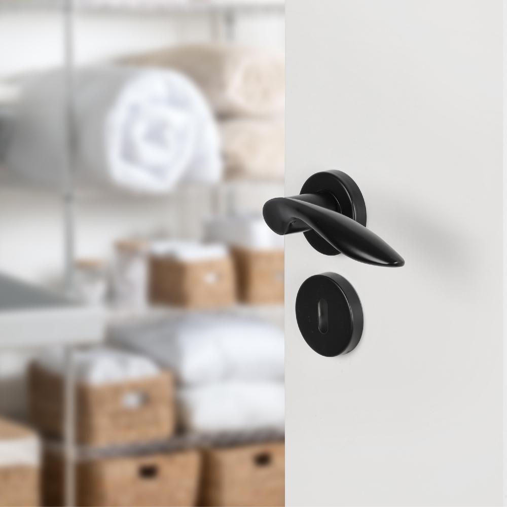 Differnz Differnz Rozet – Rond – Sleutel – Zwart