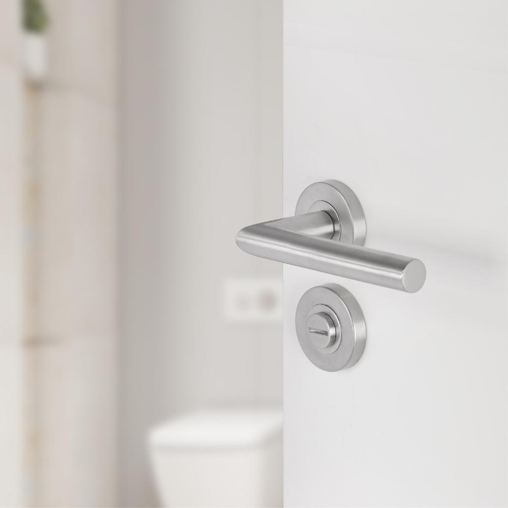 Differnz Differnz Rozet – Rond – WC – Mat Chroom