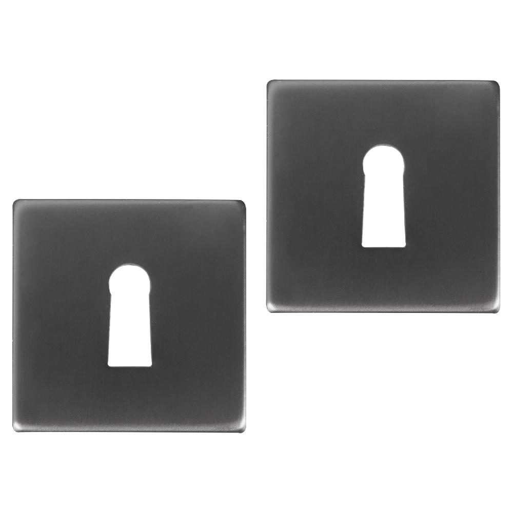 differnz Differnz rozet – vierkant – sleutel – gun metal