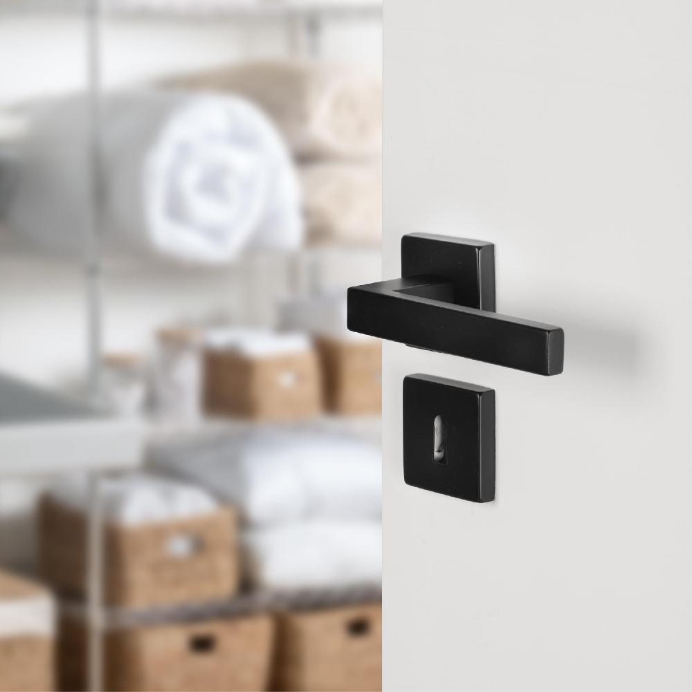 Differnz Differnz Rozet – Vierkant – Sleutel – Zwart