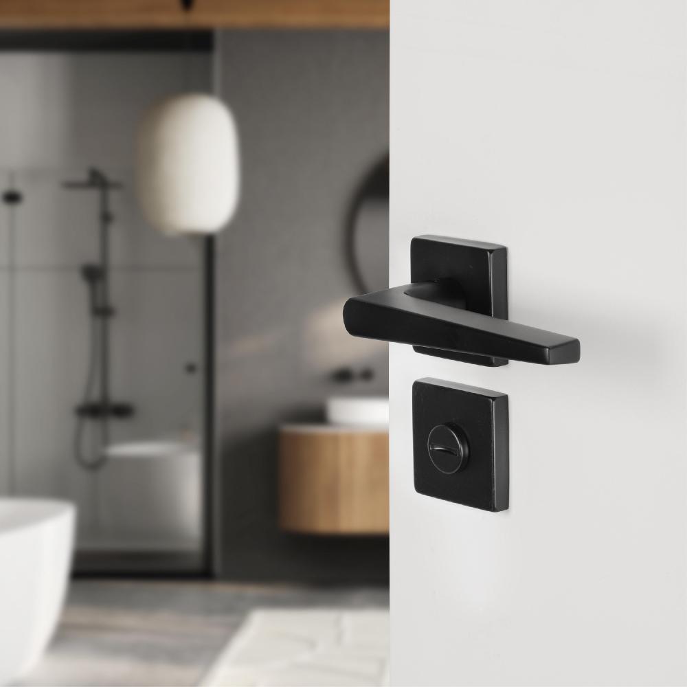 Differnz Differnz Rozet – Vierkant – Wc – Zwart