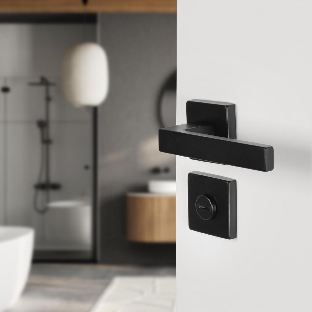 Differnz Differnz Rozet – Vierkant – Wc – Zwart