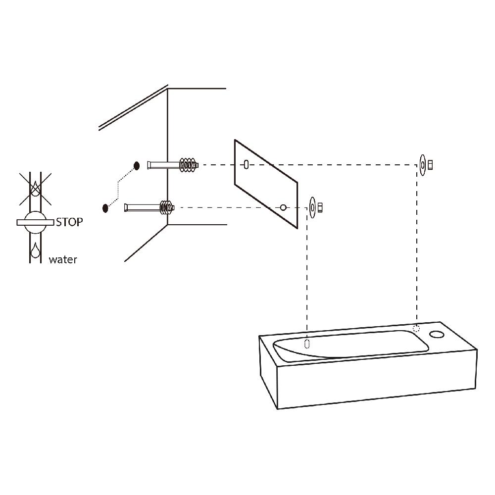 Differnz Differnz Doni Fontein – Beton Donkergrijs – 36 X 16 X 8 Cm