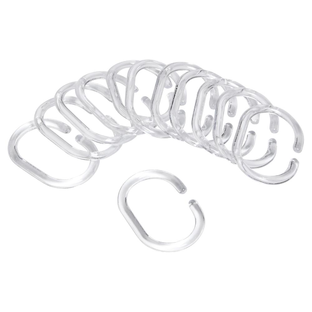 differnz Differnz douchegordijnring – C-Minor – kunststof – transparant