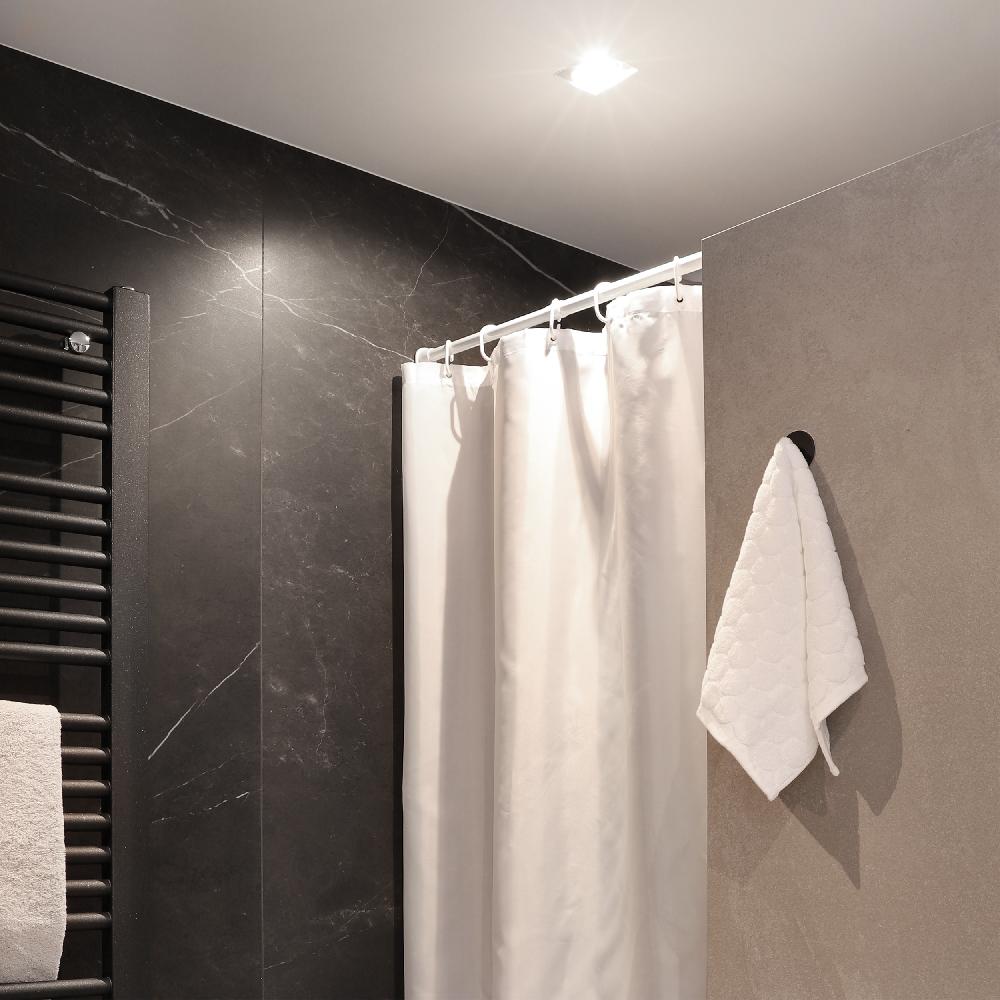 Differnz Differnz Douchegordijnring – C-Minor – Kunststof – Wit