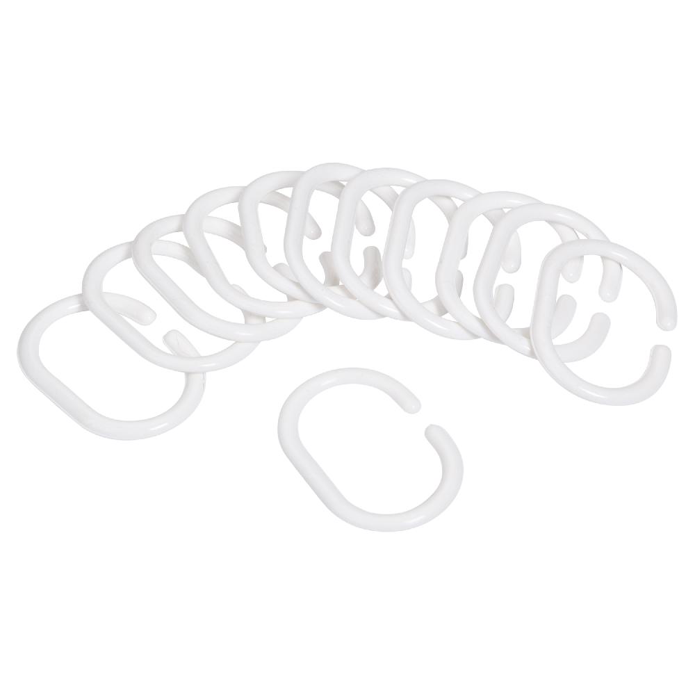 differnz Differnz douchegordijnring – C-Minor – kunststof – wit