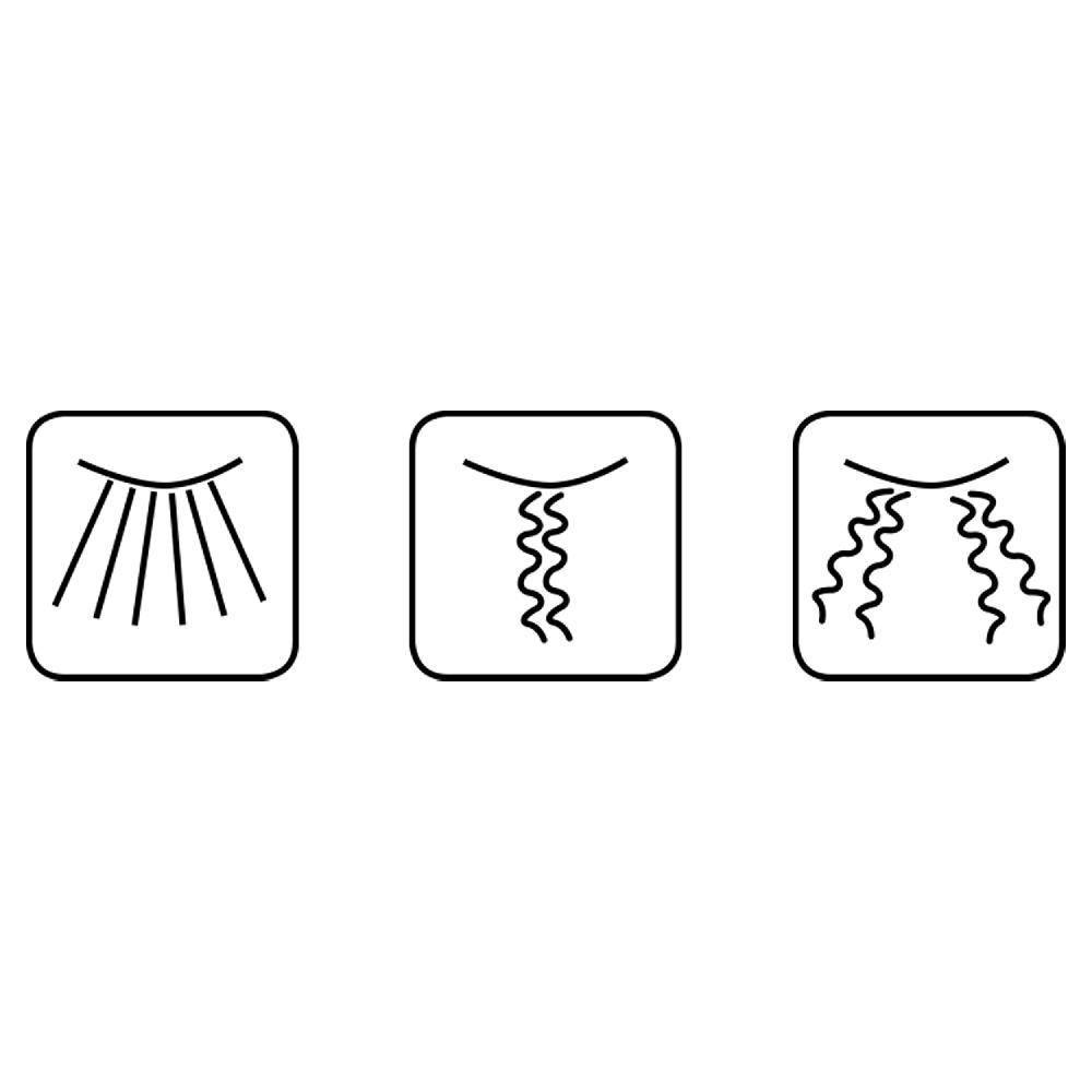 Differnz Differnz Doucheset 3 Standen – Metaal – Chroom