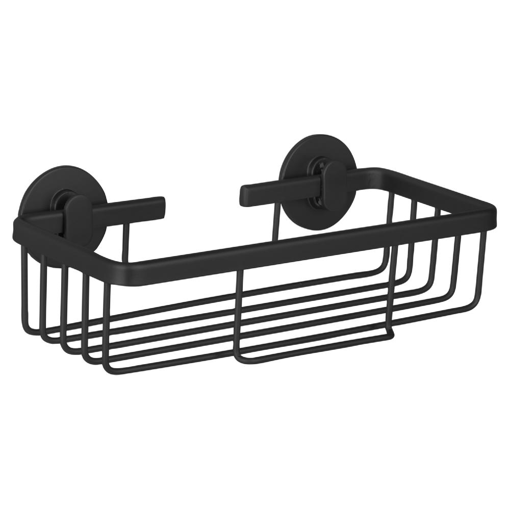 differnz Differnz draadmand – rechthoek – zonder boren – aluminium – 25 x 12 x 8 cm – zwart