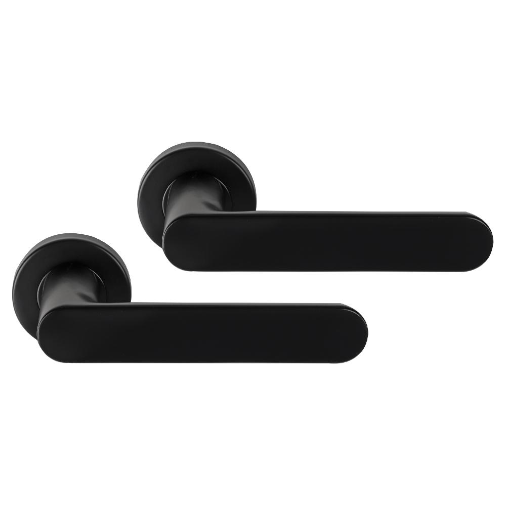 differnz Differnz Eindhoven deurkruk – rond rozet – blind – zwart