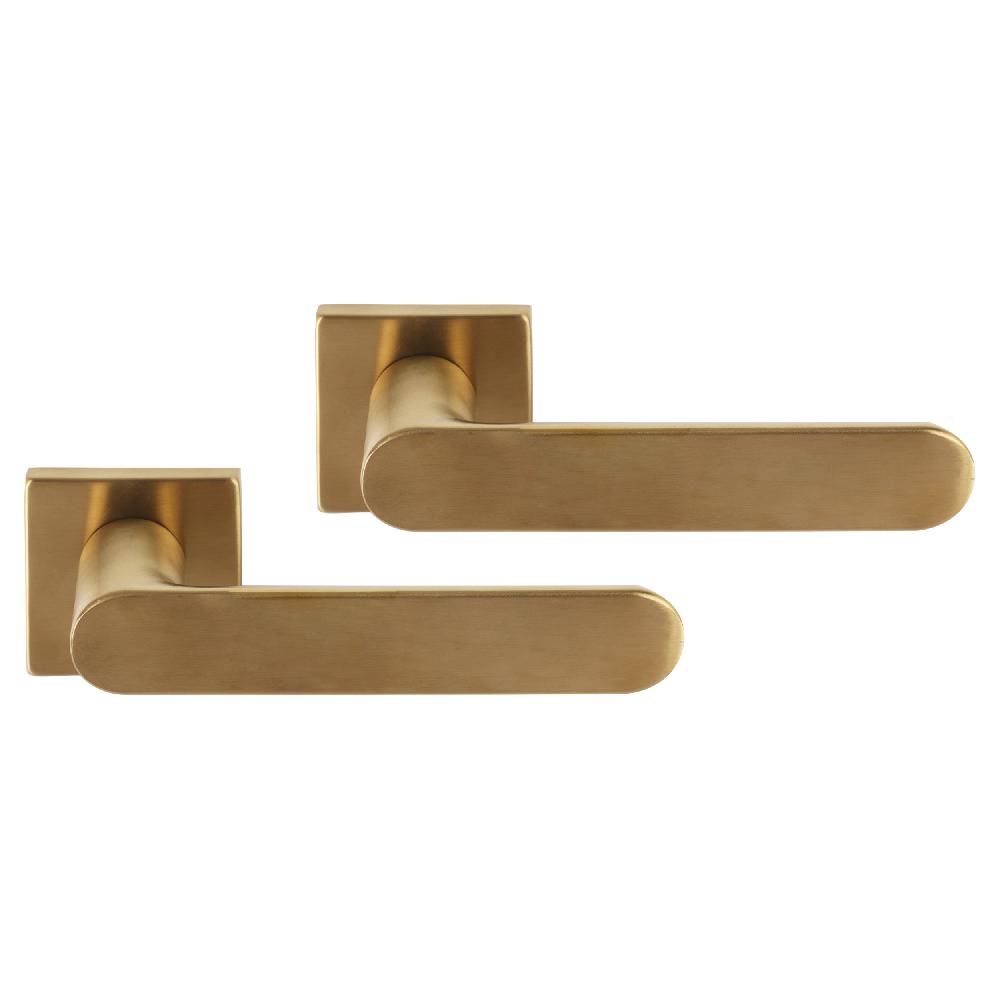 differnz Differnz Eindhoven deurkruk – vierkant rozet – blind – goud