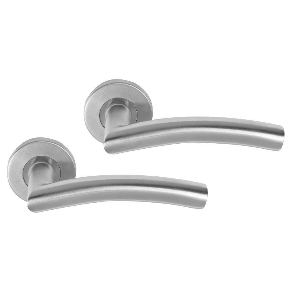 differnz Differnz Essence deurkruk – boog – rond rozet – blind – mat chroom