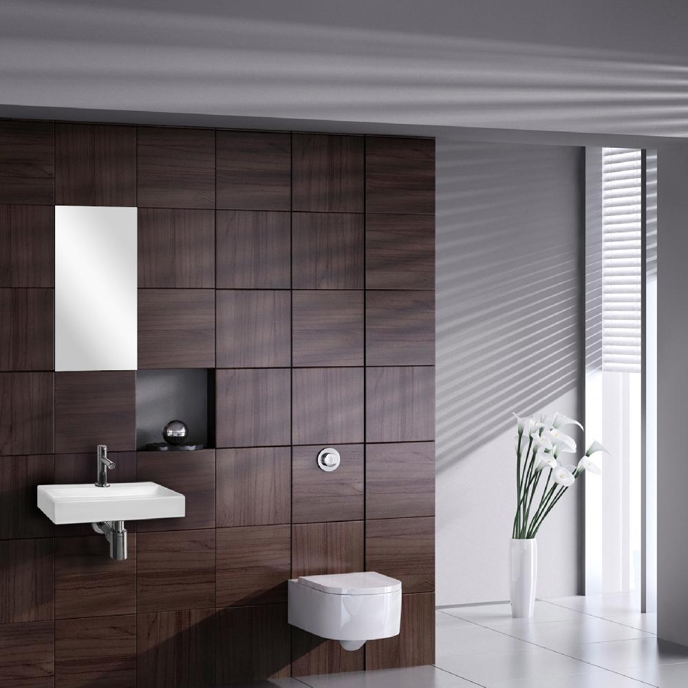 Differnz Differnz Flat Small Fontein – Keramiek – 38 X 24 X 7 Cm – Wit