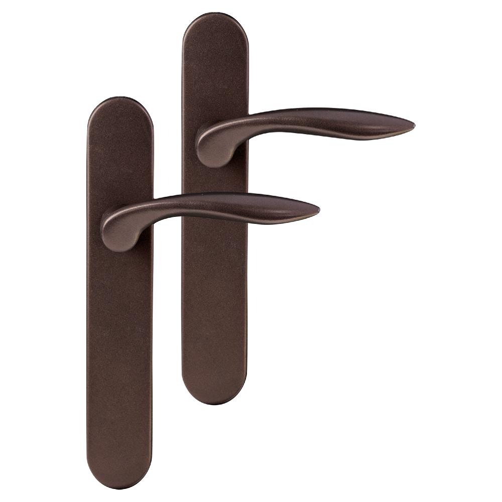 differnz Differnz Groningen deurkruk – ovaal schild – blind – brons