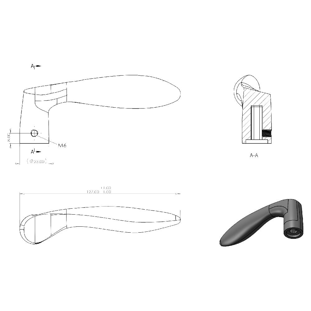 Differnz Differnz Groningen Deurkruk – Ovaal Schild – Sleutel 56 Mm – Mat Chroom