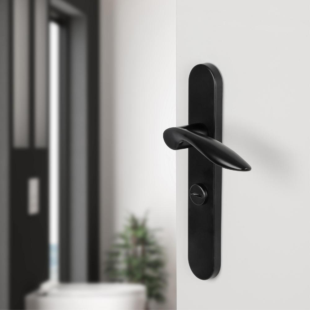 Differnz Differnz Groningen Deurkruk – Ovaal Schild – WC 63 Mm – Zwart