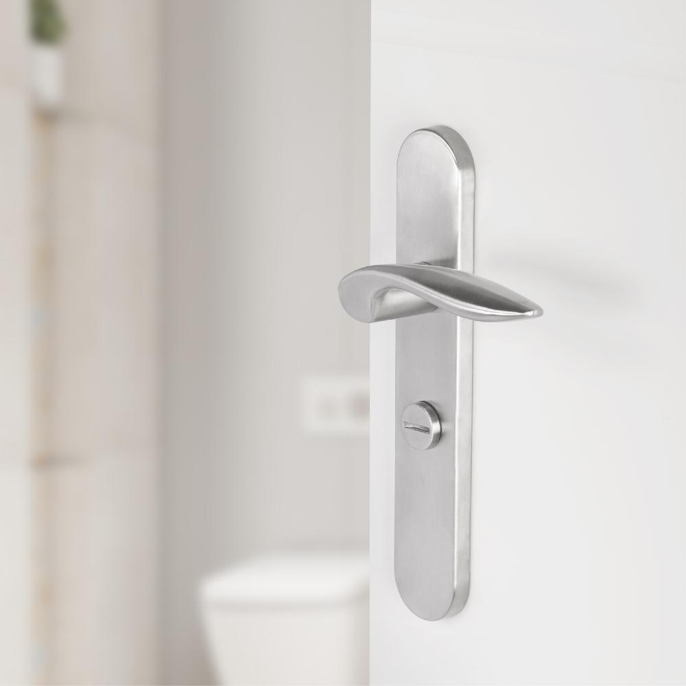 Differnz Differnz Groningen Deurkruk – Ovaal Schild – WC 63 Mm – Mat Chroom