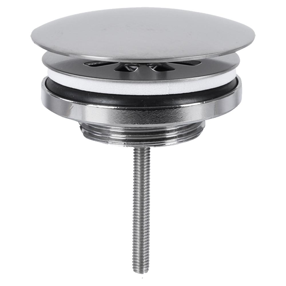 Differnz Differnz Helios Fonteinset – Keramiek Wit – Warm/koud Kraan Recht Mat Chroom – Kraan Rechts – Always Open Afvoerplug – 37.5 X 18.5 X 9 Cm