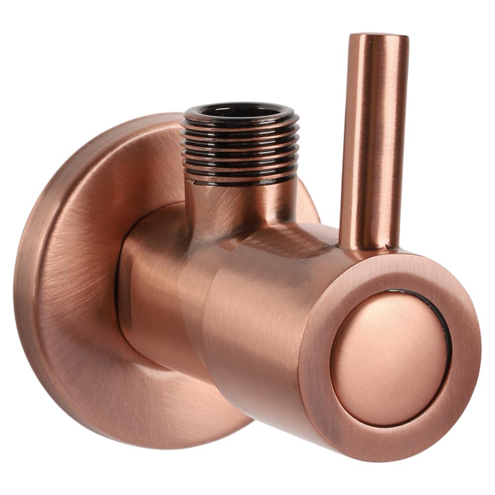 differnz Differnz hoekstopkraan – 1/2 x 3/8 – rood koper