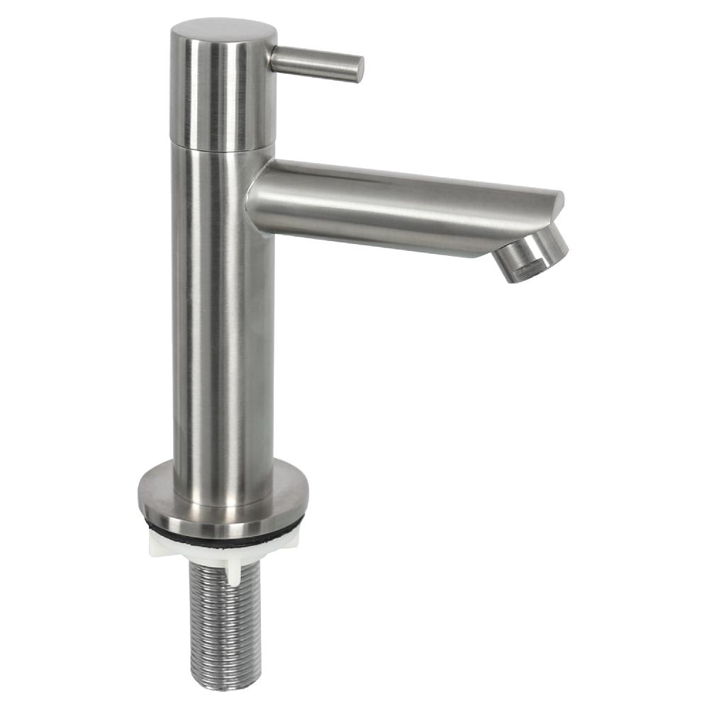 Differnz Differnz Hura Fonteinset – Beton Donkergrijs – Kraan Recht Mat Chroom – 40 X 22 X 9 Cm