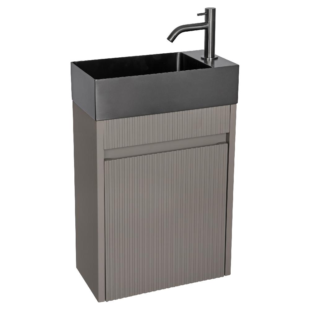 Differnz Differnz Hura L Fontein – 40 X 22 X 11 Cm – RVS – Gun Metal