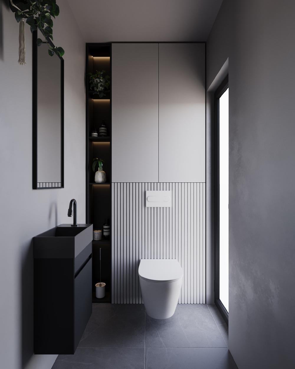 Differnz Differnz Hura L Fontein – 40 X 22 X 11 Cm – RVS – Gun Metal