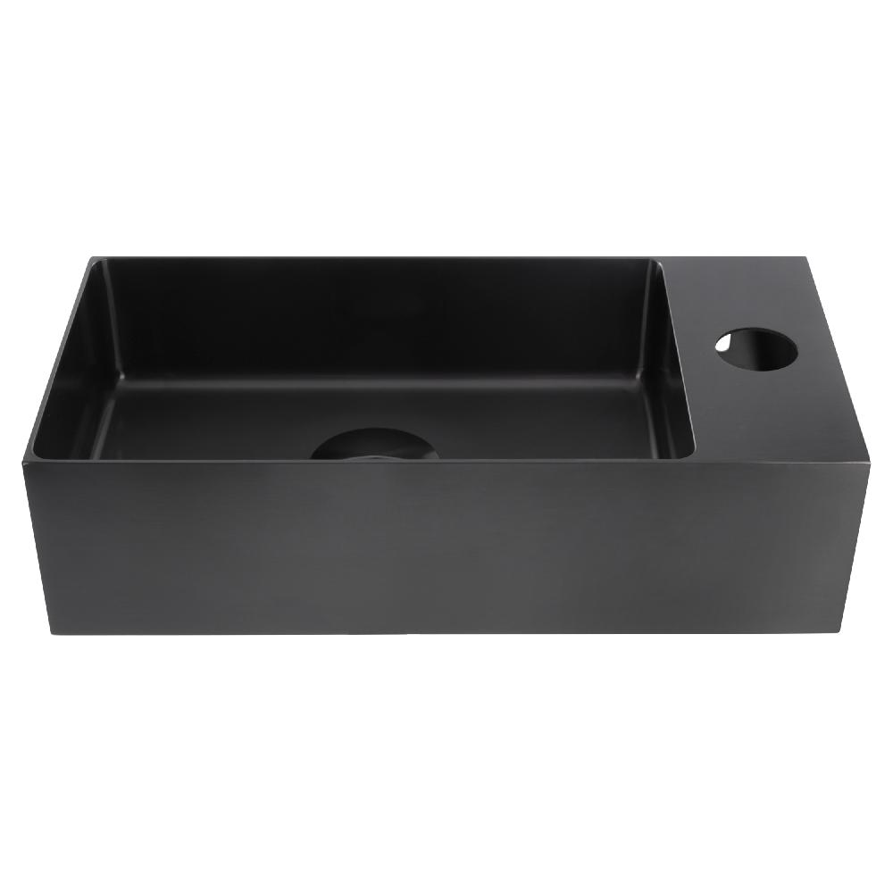 differnz Differnz Hura L fontein – 40 x 22 x 11 cm – RVS – gun metal