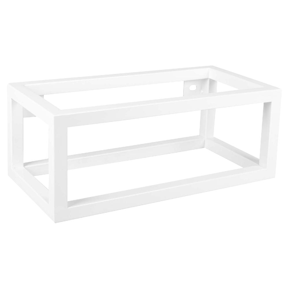 differnz Differnz Hura L handdoekhouder – 40 x 22 x 15 cm – powder coated steel – mat wit